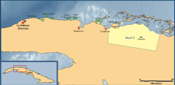 Block 9 location map showing adjacent fields.